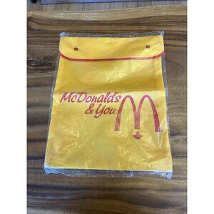 Vintage McDonald's & You Canadian Children's Backpack Knapsack NEW